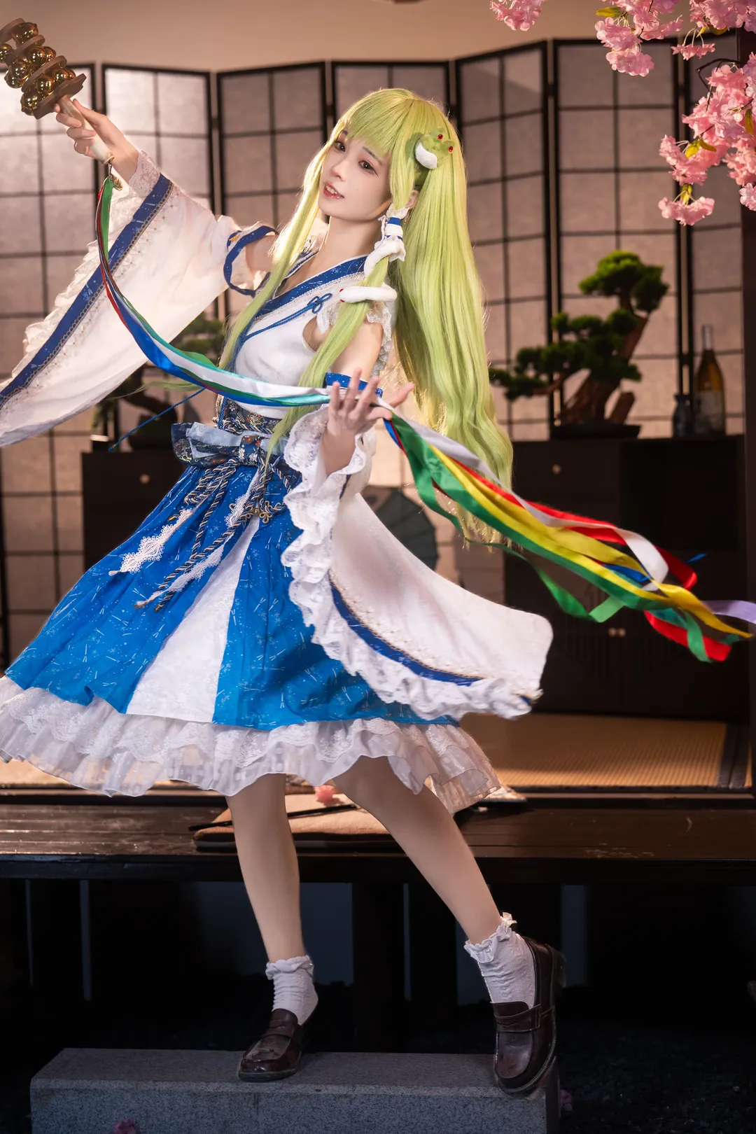 【东风谷早苗cos】东方Project巫女棚拍记录 - 第 5 张