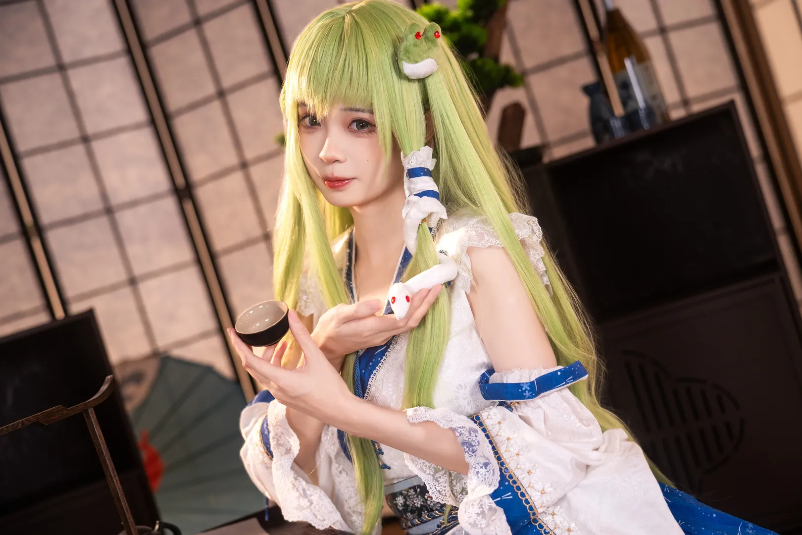【东风谷早苗cos】东方Project巫女棚拍记录 - 第 6 张