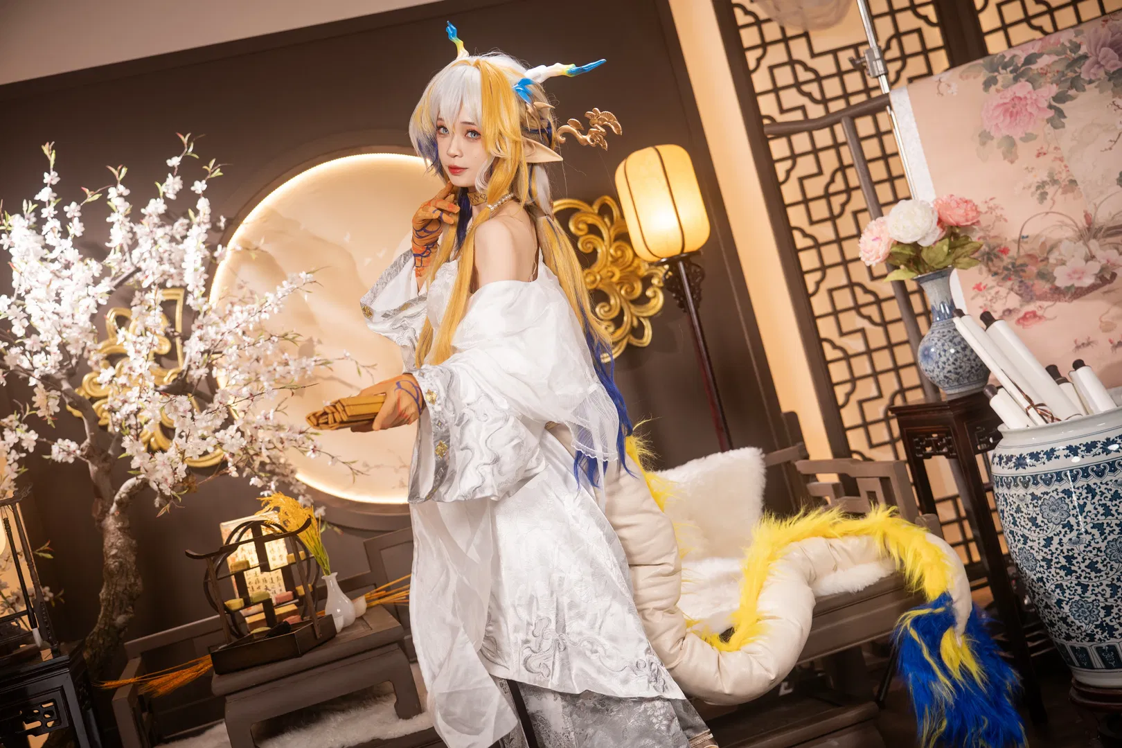【黍cos】明日方舟音律黍，麦穗与长剑交织的国风幻想 - 第 2 张