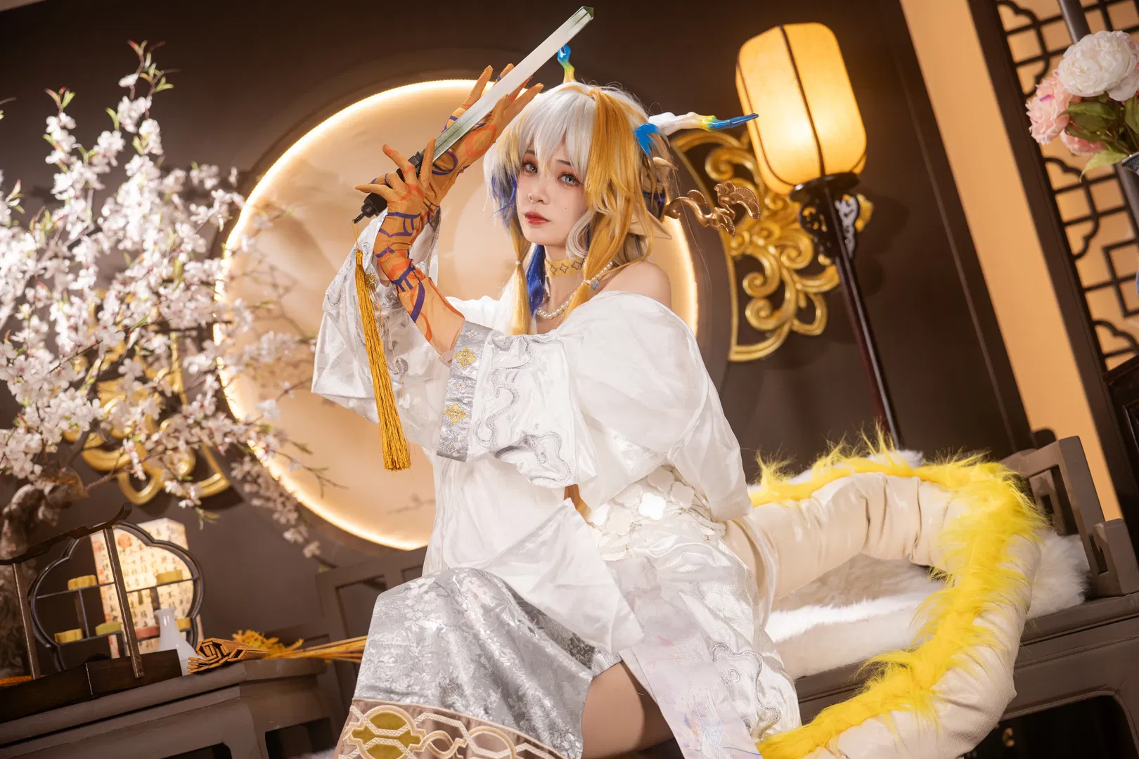 【黍cos】明日方舟音律黍，麦穗与长剑交织的国风幻想 - 第 5 张
