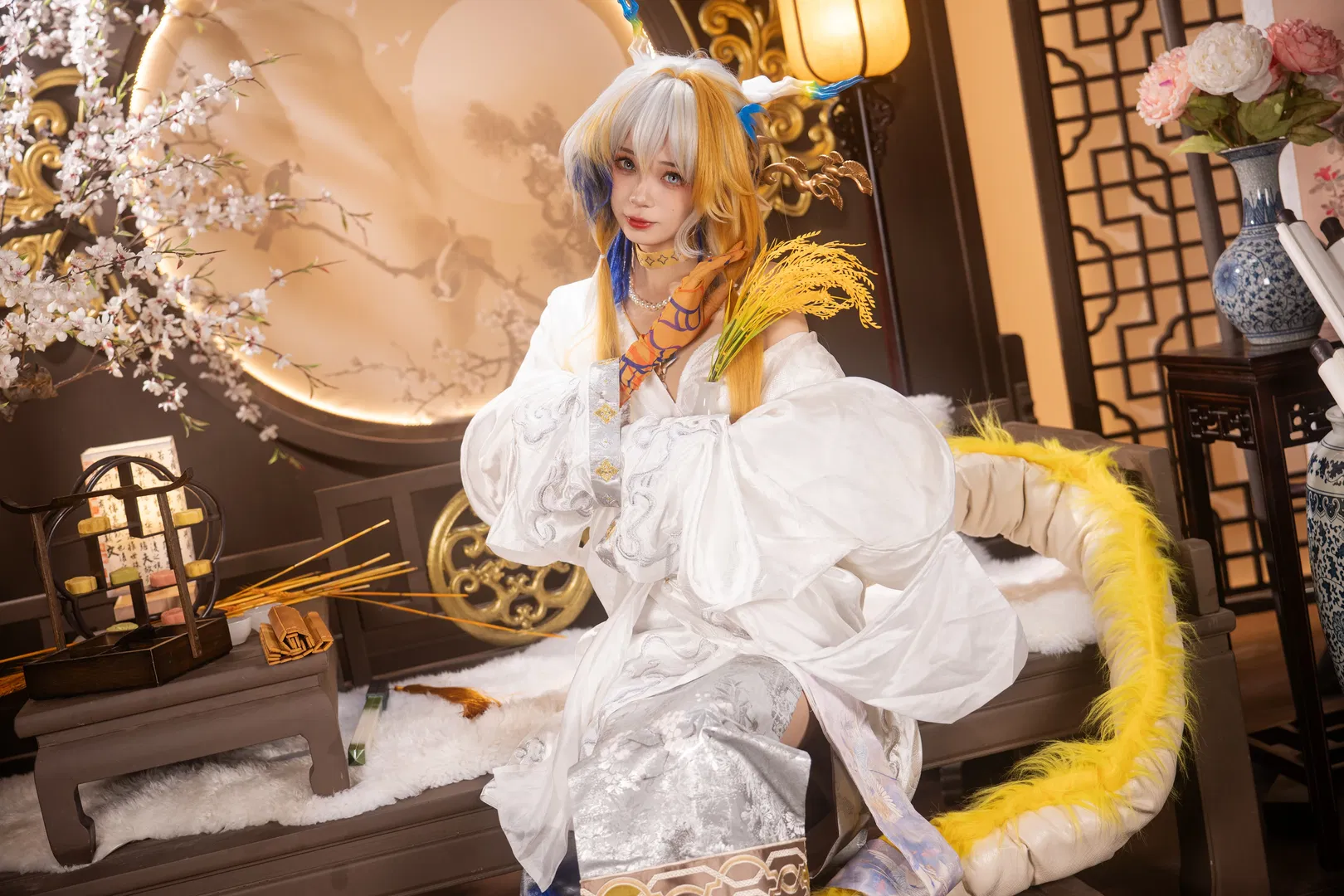 【黍cos】明日方舟音律黍，麦穗与长剑交织的国风幻想 - 第 7 张