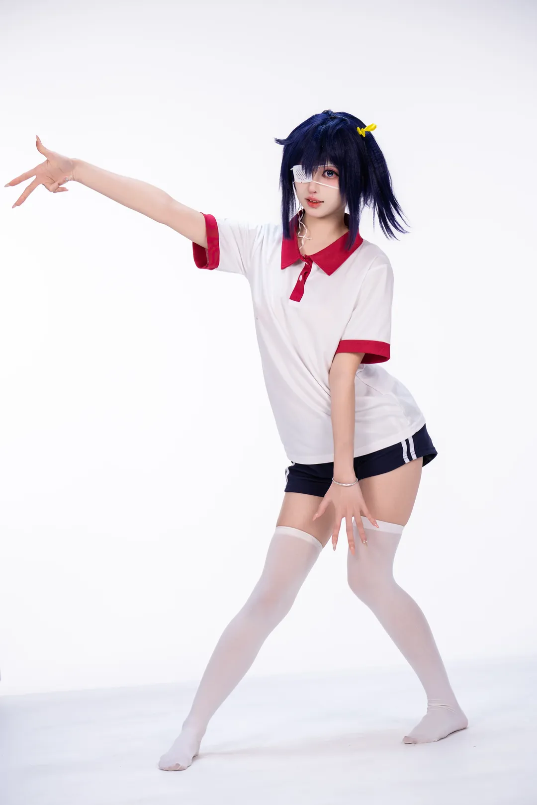 【小鸟游六花cos】中二病也要谈恋爱的白棚体操服拍摄记录 - 第 3 张