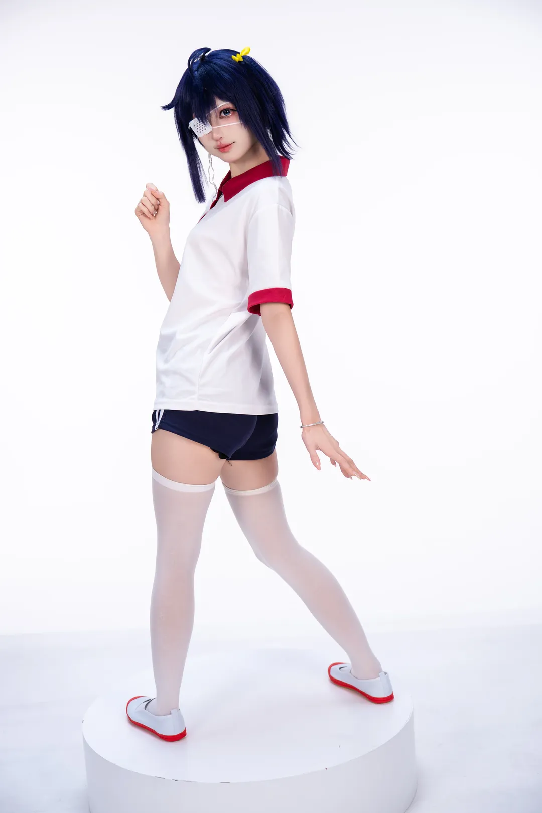 【小鸟游六花cos】中二病也要谈恋爱的白棚体操服拍摄记录 - 第 4 张