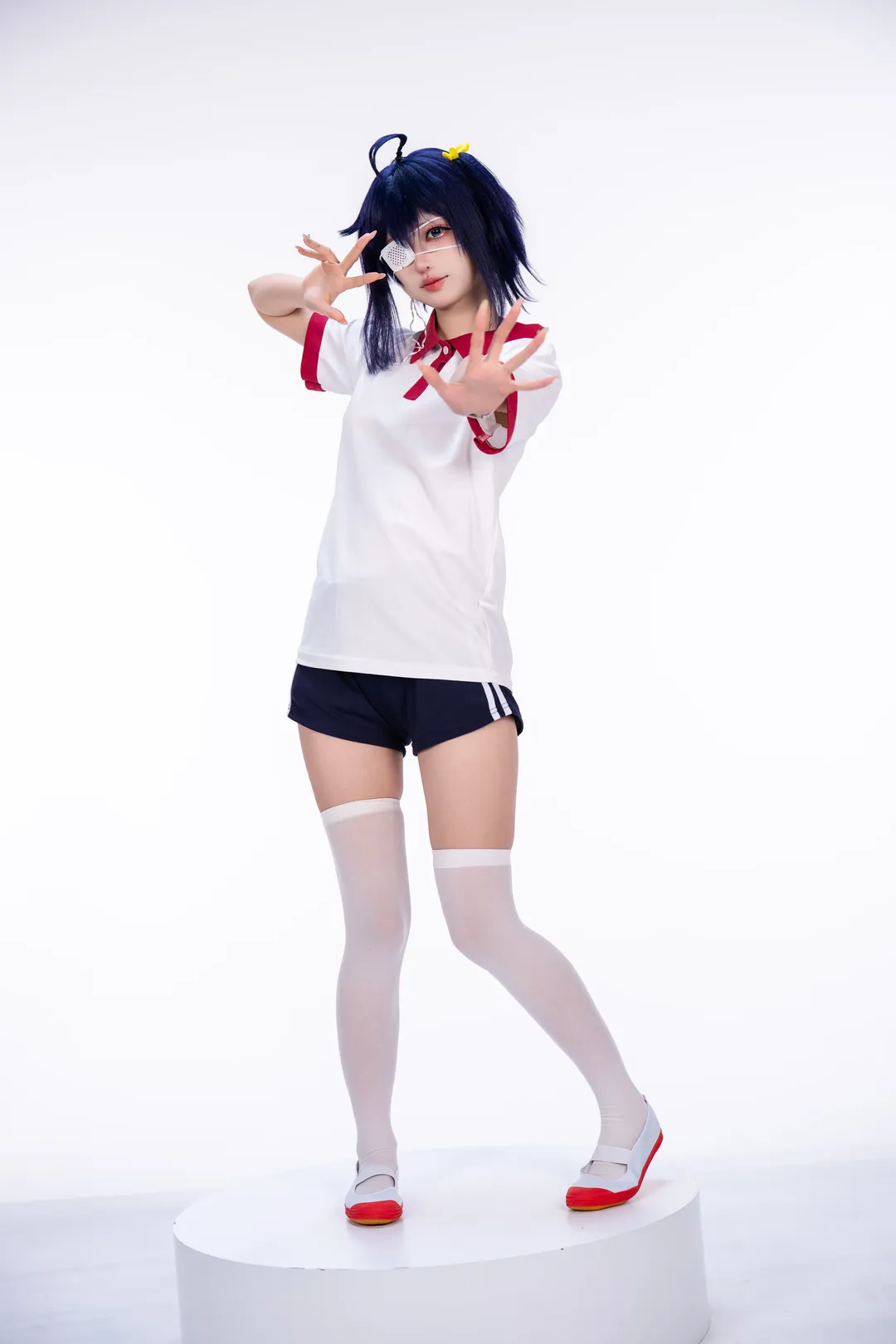 【小鸟游六花cos】中二病也要谈恋爱的白棚体操服拍摄记录 - 第 5 张