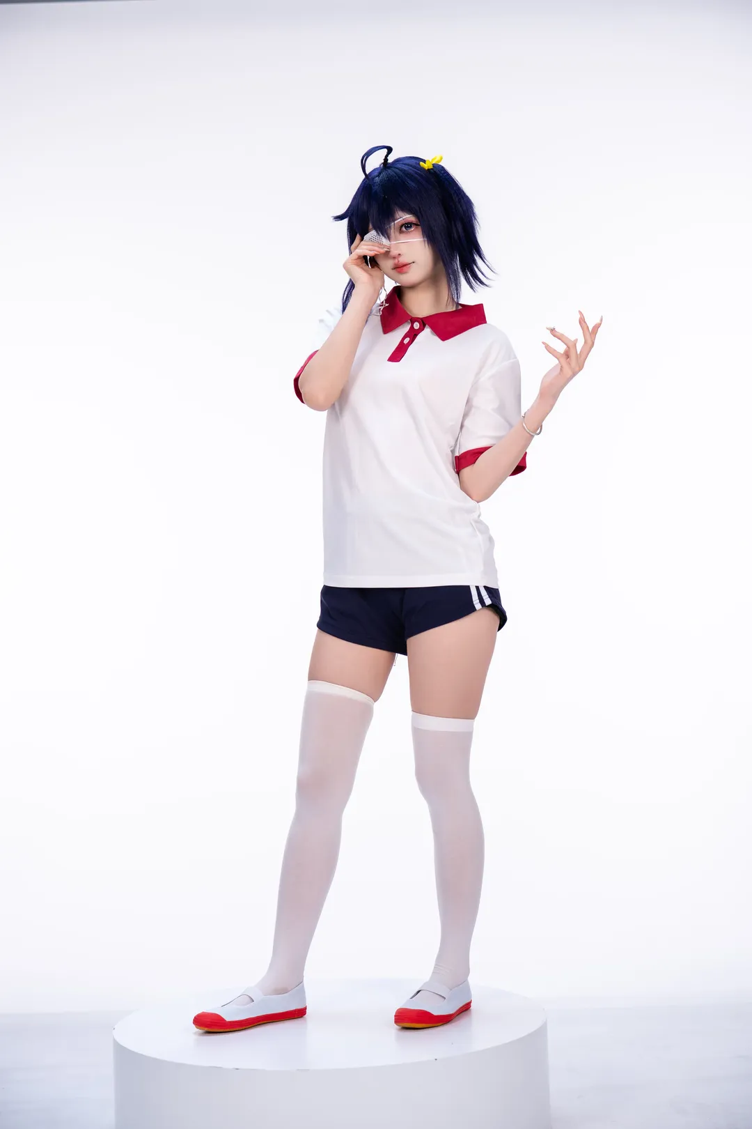 【小鸟游六花cos】中二病也要谈恋爱的白棚体操服拍摄记录 - 第 7 张