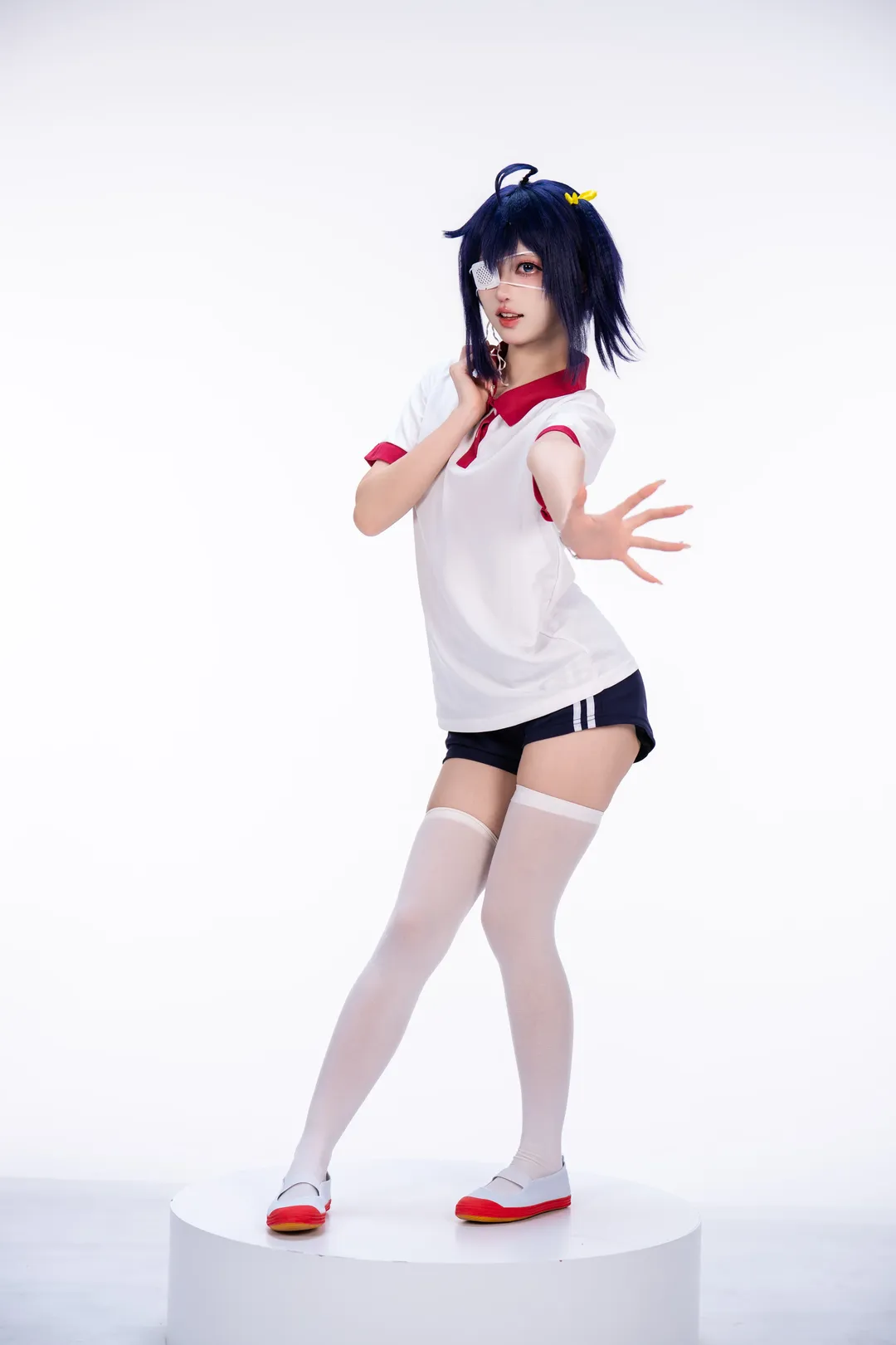 【小鸟游六花cos】中二病也要谈恋爱的白棚体操服拍摄记录 - 第 8 张