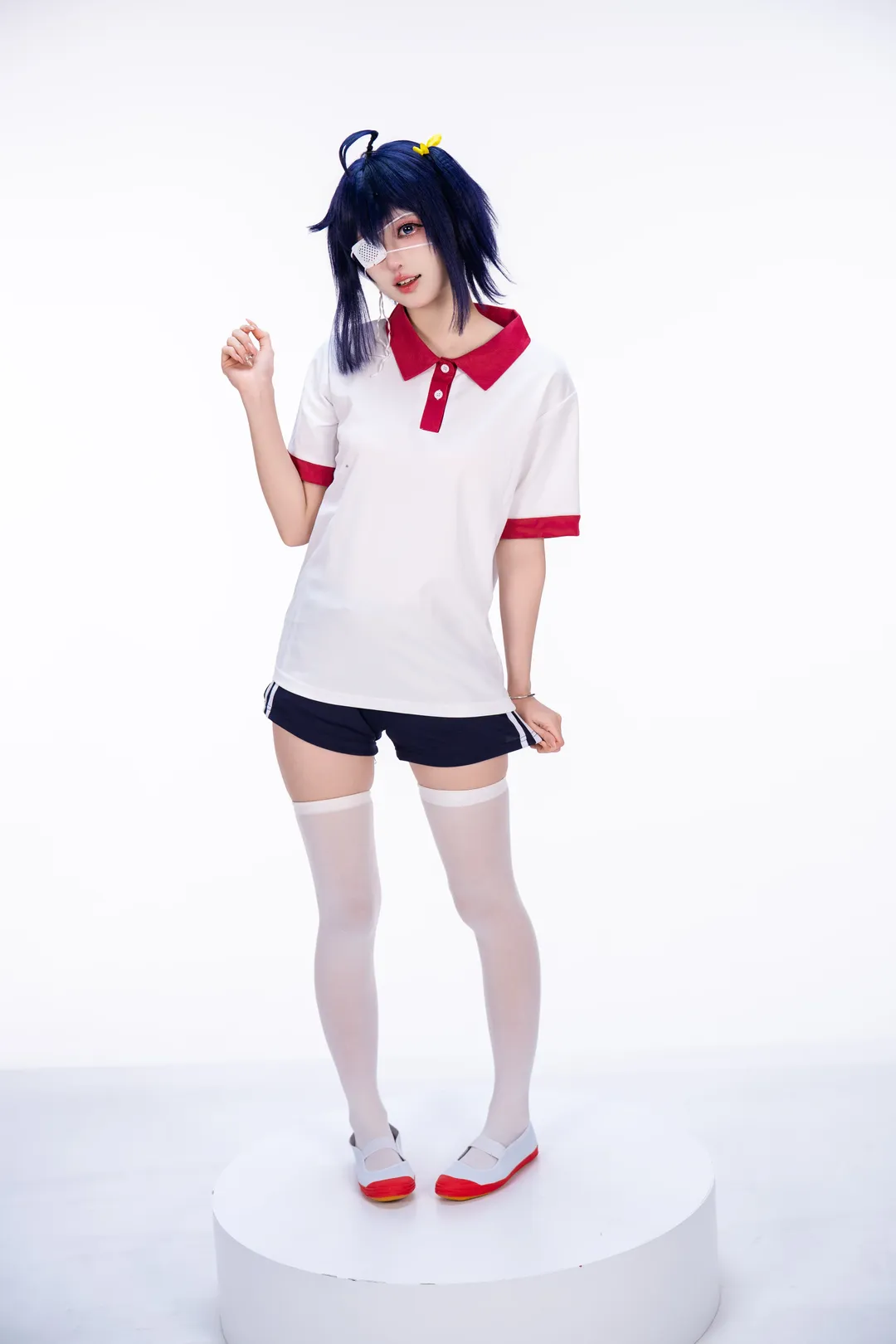 【小鸟游六花cos】中二病也要谈恋爱的白棚体操服拍摄记录 - 第 9 张