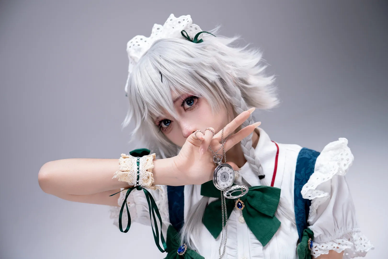 【十六夜咲夜cos】东方project红魔馆女仆的时停摄影记录 - 第 2 张