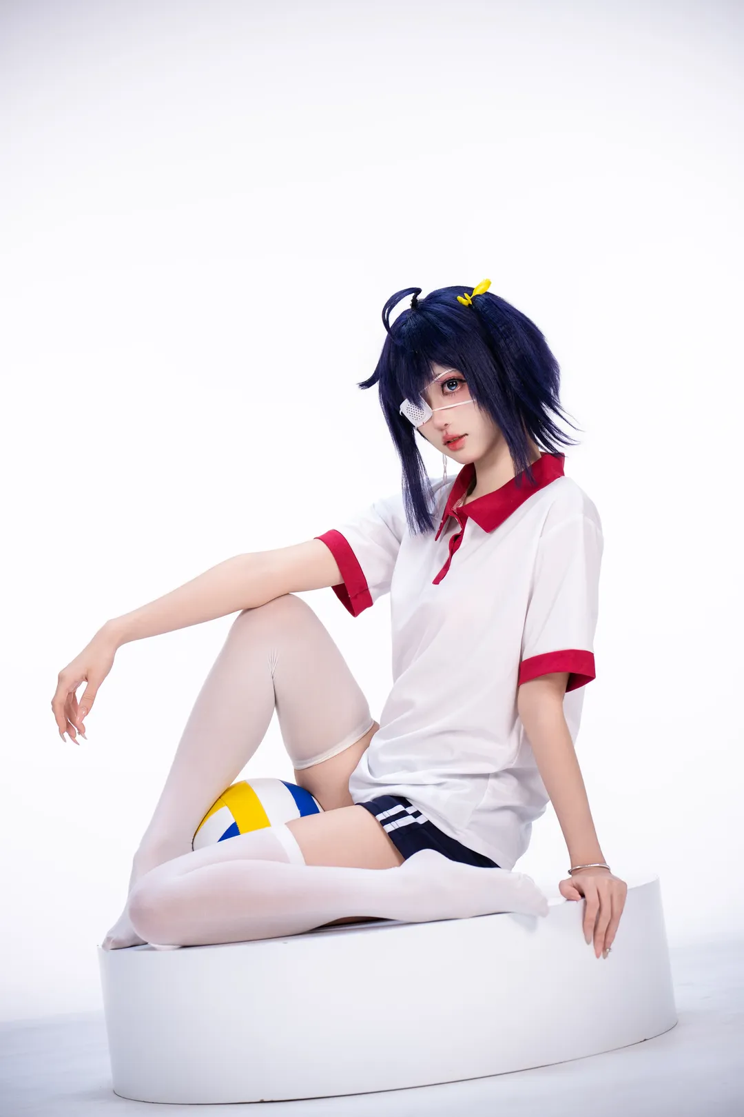 【小鸟游六花cos】中二病也要谈恋爱的运动系白棚拍摄 - 第 4 张