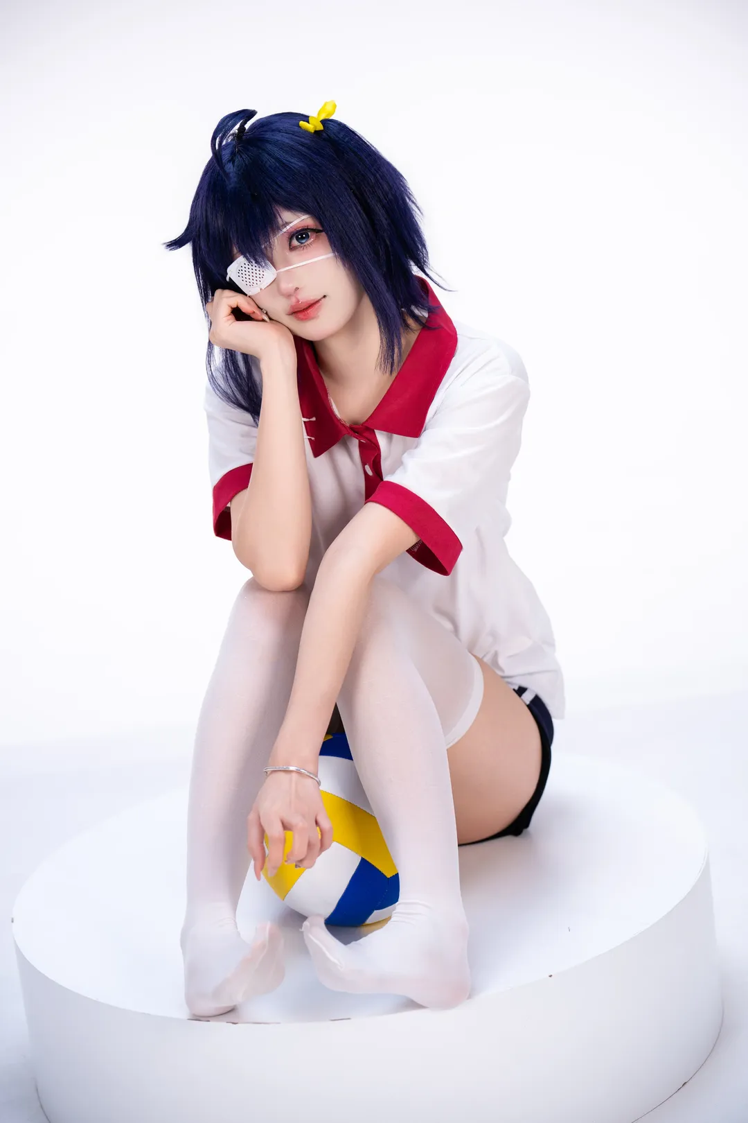 【小鸟游六花cos】中二病也要谈恋爱的运动系白棚拍摄 - 第 6 张