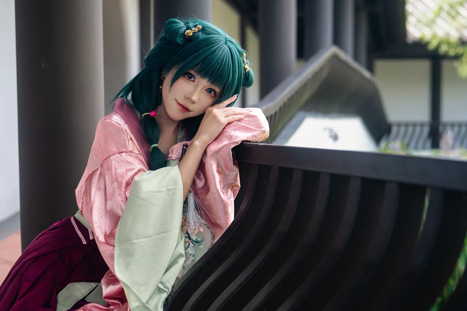 【貓貓cos】藥屋少女的呢喃 這套衣服的質感真的很絕 - 第 1 張
