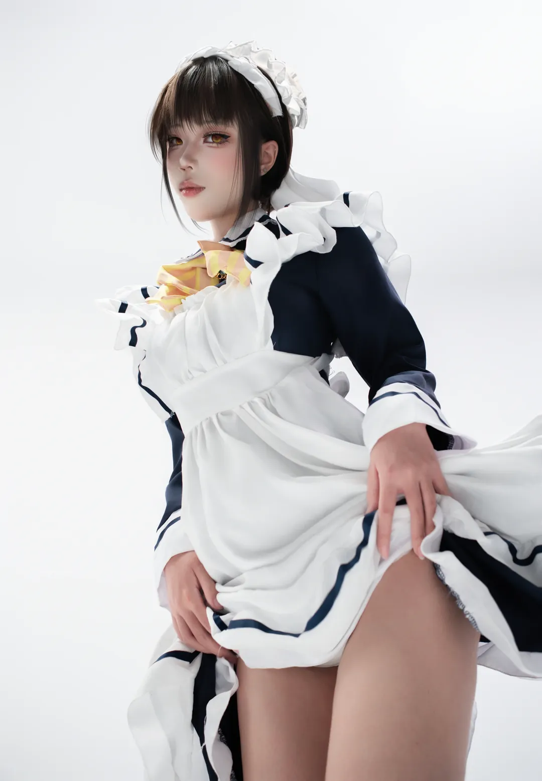 【四季夏目cos】星光咖啡馆与死神之蝶的经典女仆装 - 第 1 张