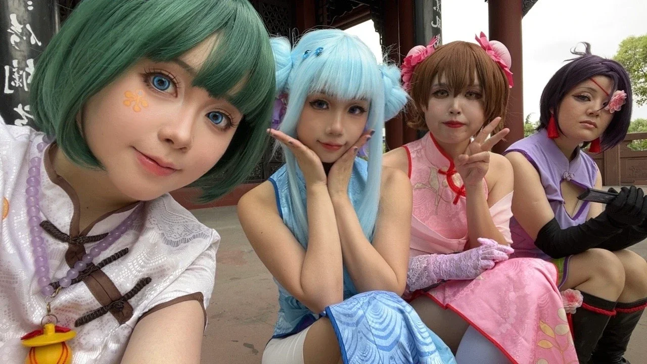 【里包恩cos】周末合作拍完的家教女子旗袍组团片 - 第 3 张