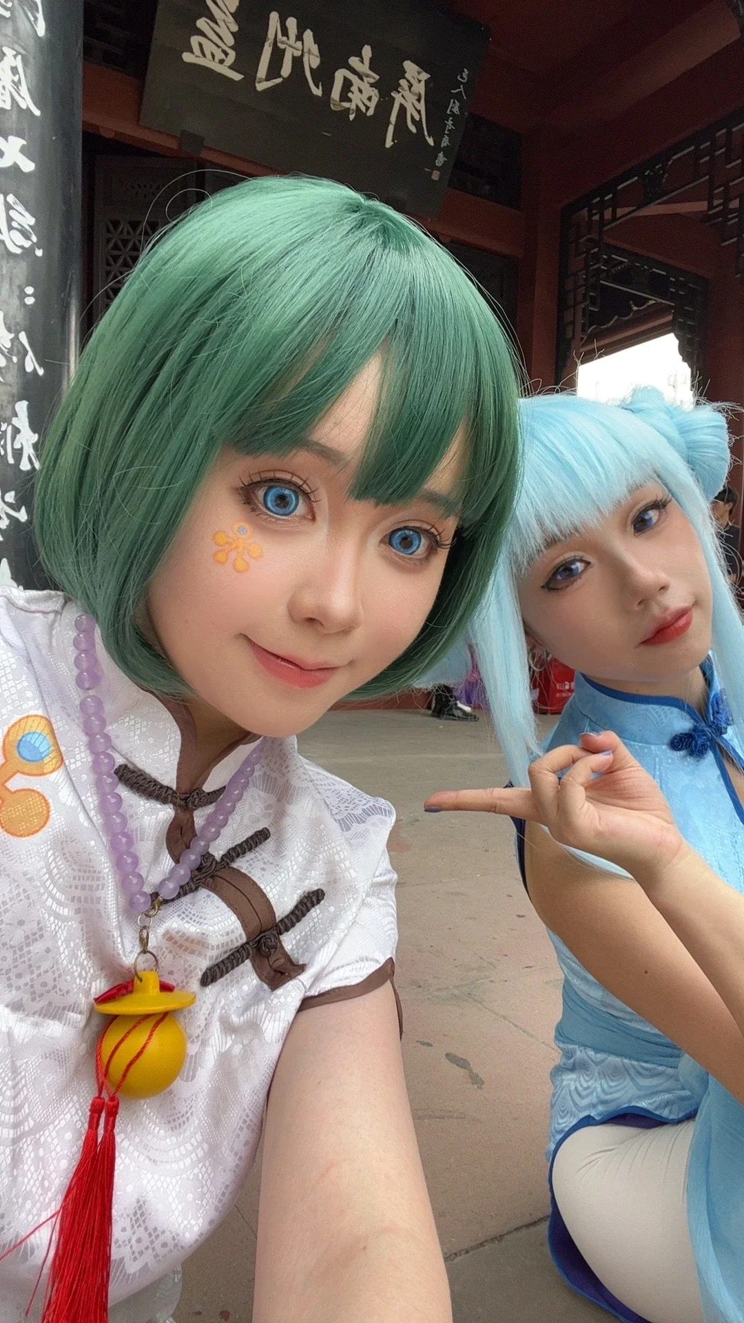 【里包恩cos】周末合作拍完的家教女子旗袍组团片 - 第 4 张