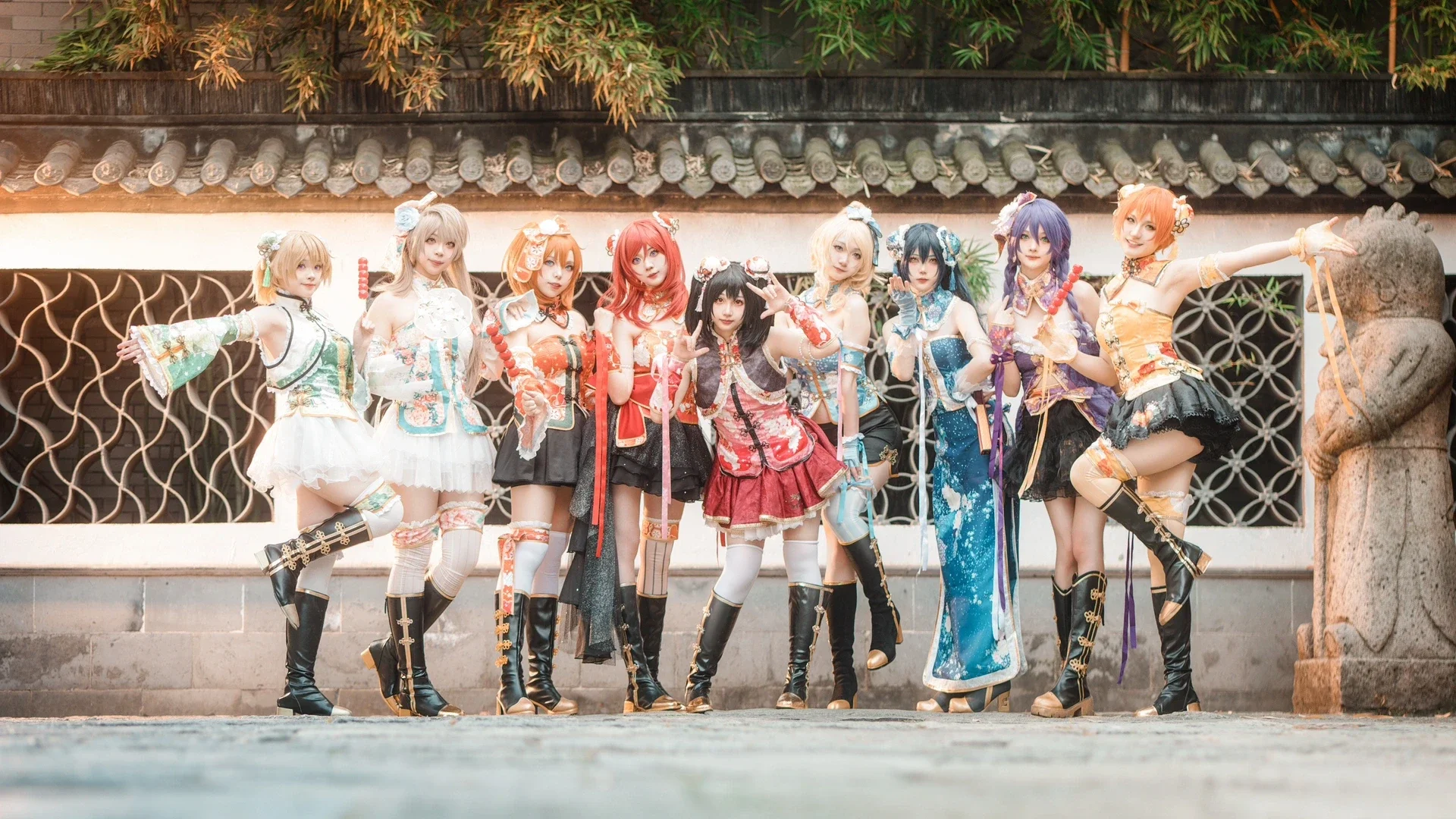 【小泉花陽cos】LoveLive! 古建庭院的旗袍覺醒時刻 - 第 3 張