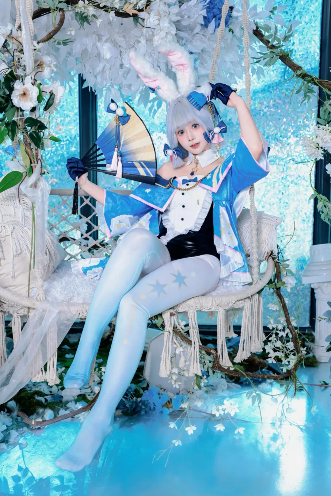 【神里绫华cos】原神兔兔装迟到的生日祝福与修图存档 - 第 2 张