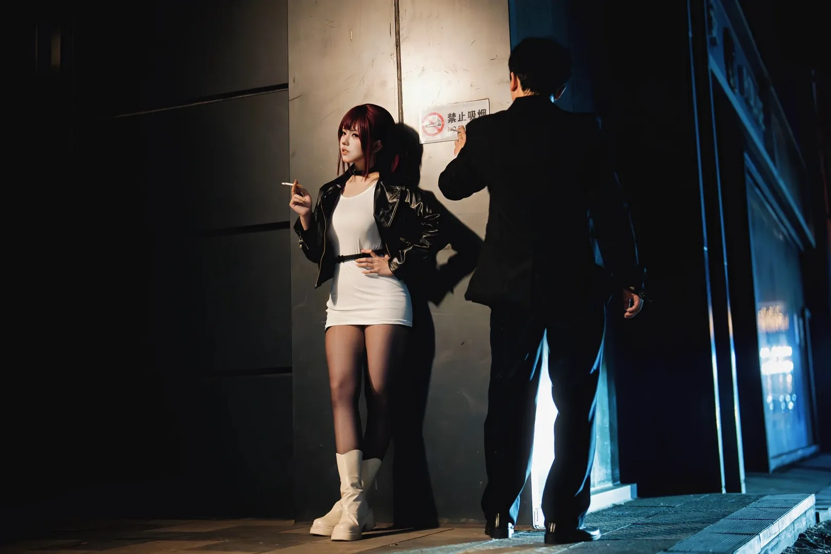 【玛奇玛cos】超市后门吸烟的夜拍记录 - 第 1 张