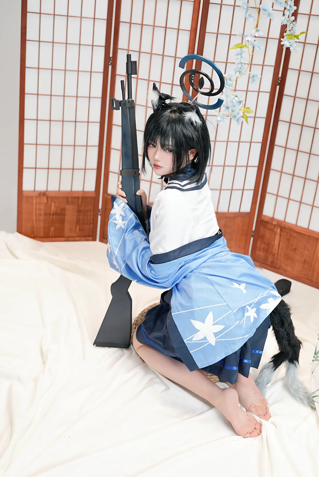 【桐生桔梗cos】蔚蓝档案和风战术造型分享 - 第 3 张