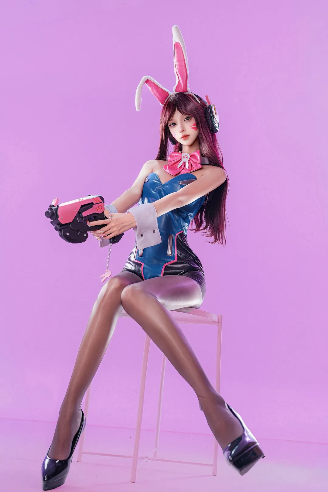 【宋哈娜cos】守望先锋Dva的兔女郎正片赏析