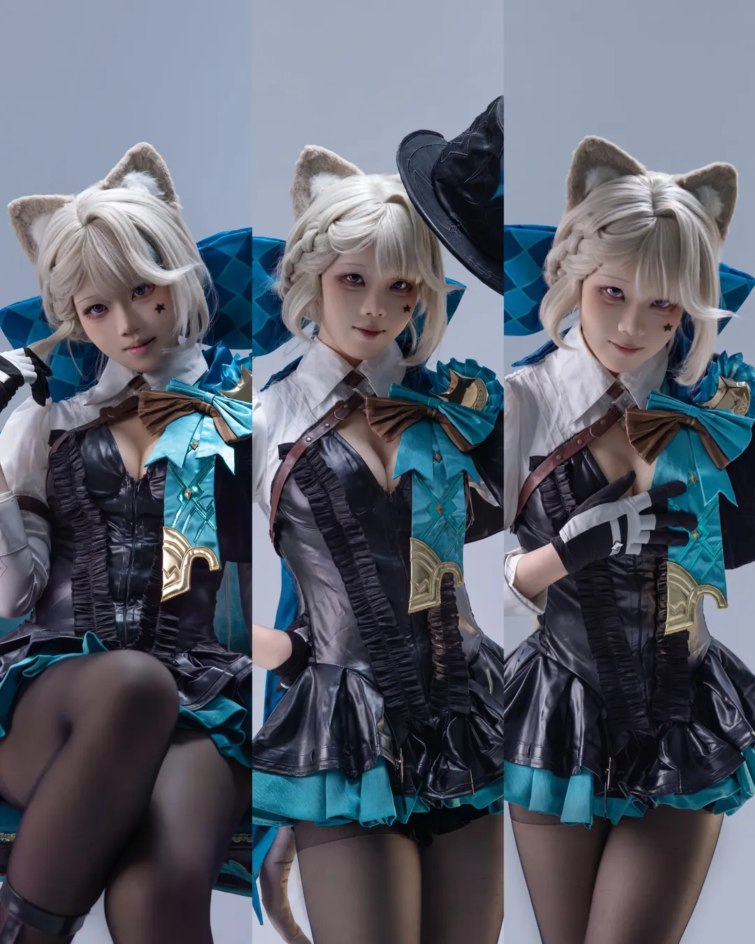 【琳妮特cos】原神魔术猫的三套定妆 - 第 1 张