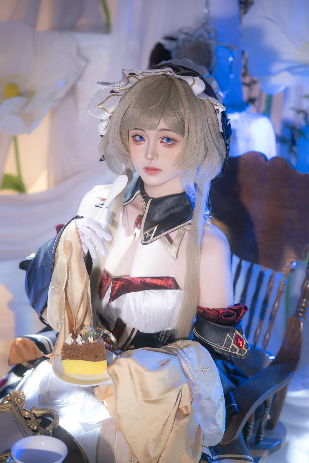 【哥伦比娅cos】原神少女与木偶的梦幻茶会 - 第 9 张