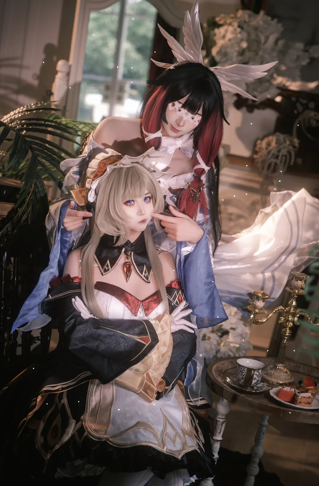 【桑多涅cos】原神木偶与少女的复古茶会 - 第 1 张