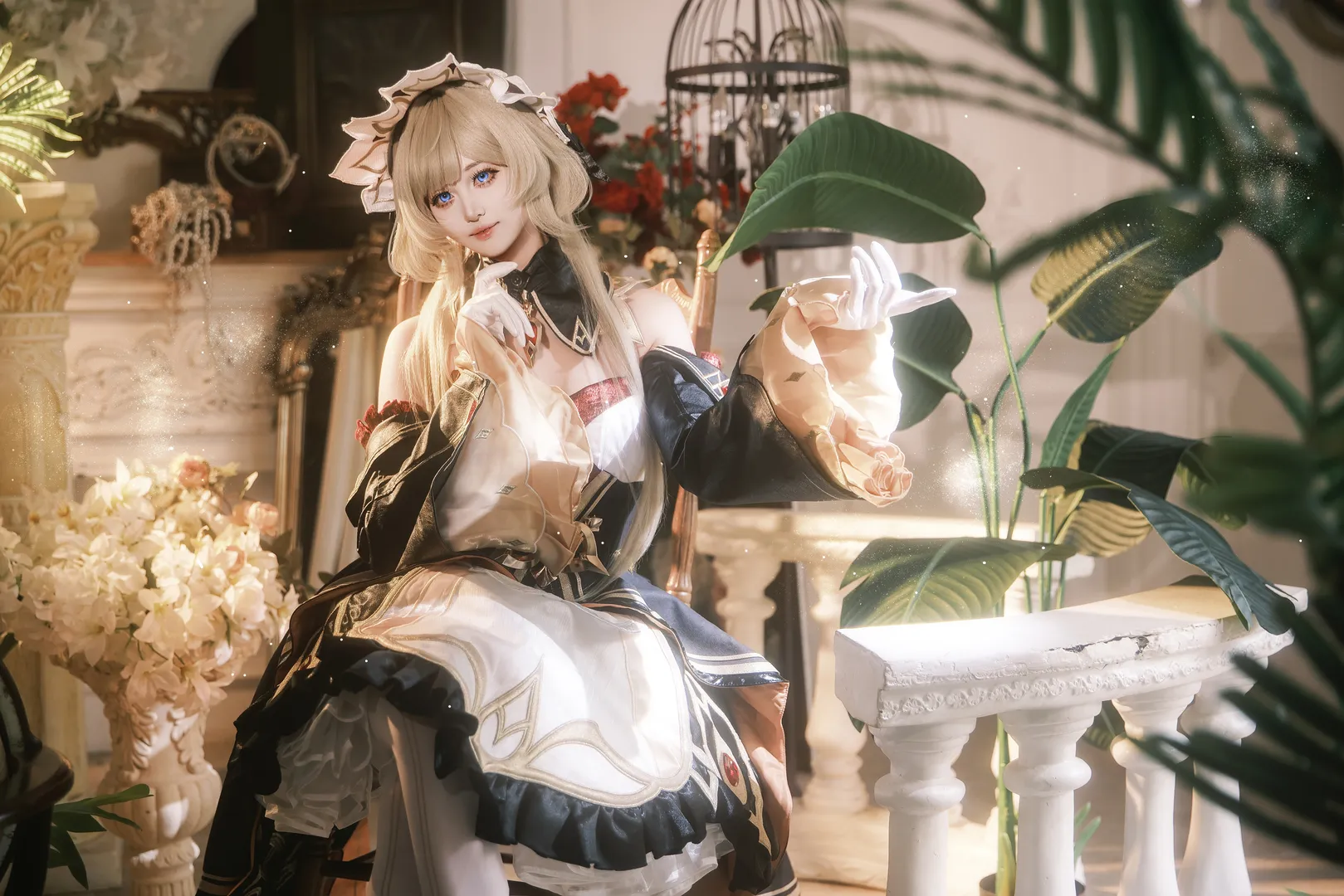 【桑多涅cos】原神木偶与少女的复古茶会 - 第 12 张