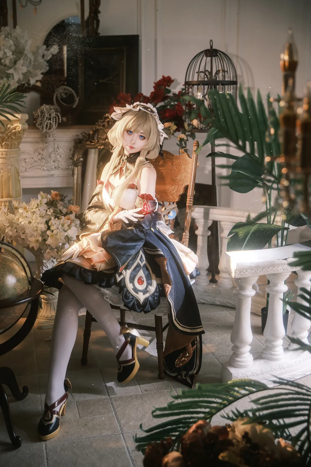 【桑多涅cos】原神木偶与少女的复古茶会