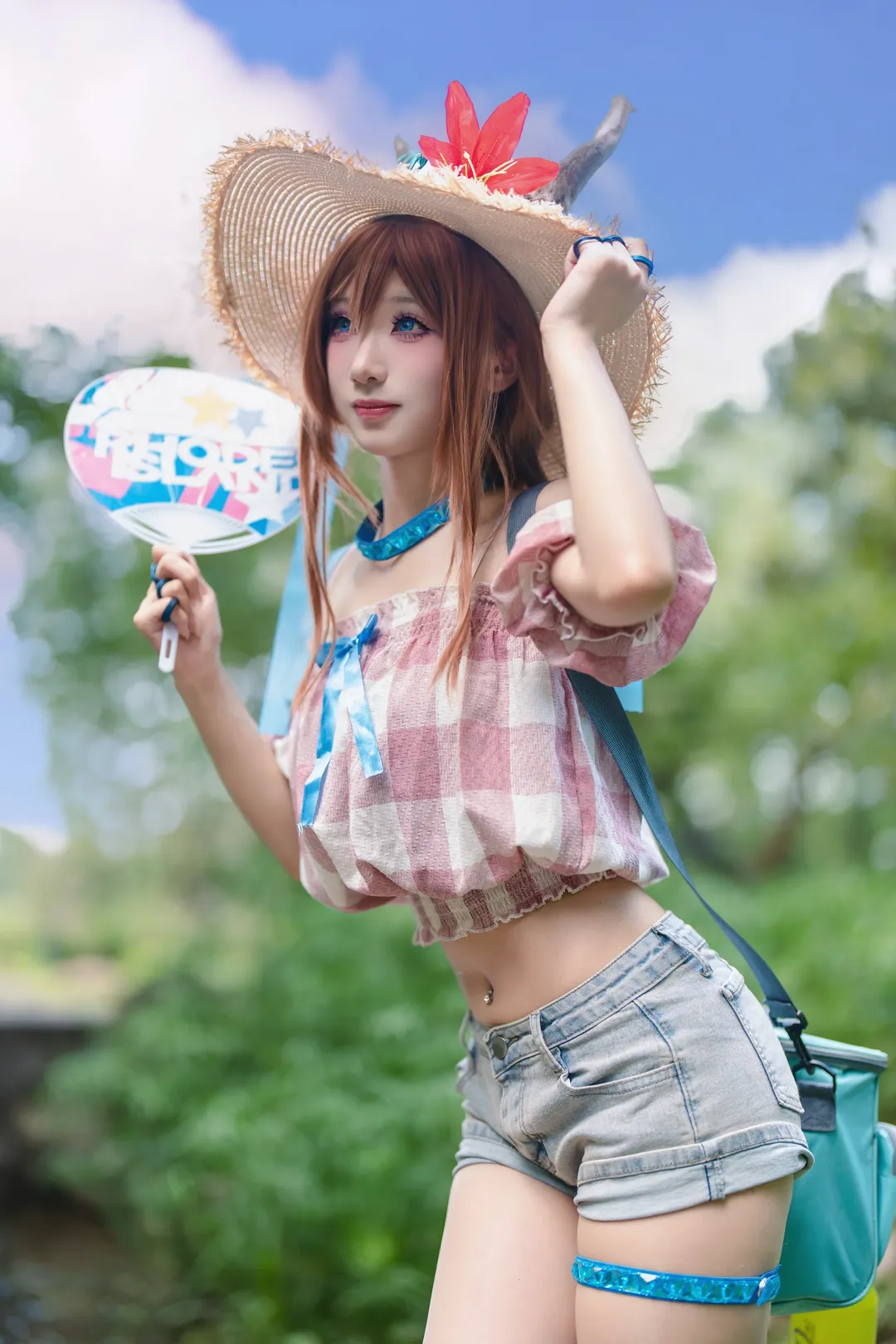 【阿米婭cos】明日方舟夏日泳裝外景拍攝記錄 - 第 1 張
