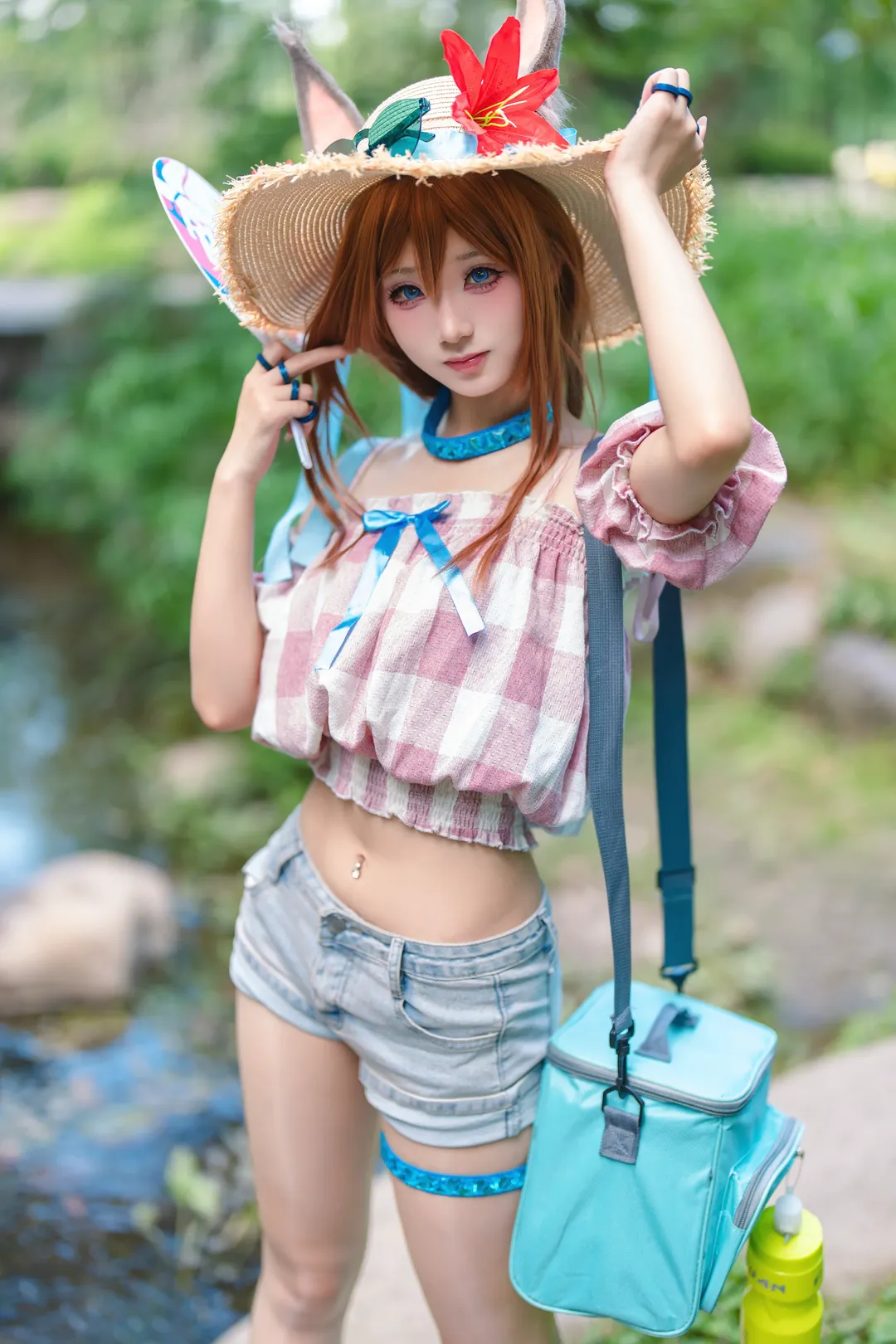 【阿米婭cos】明日方舟夏日泳裝外景拍攝記錄 - 第 2 張