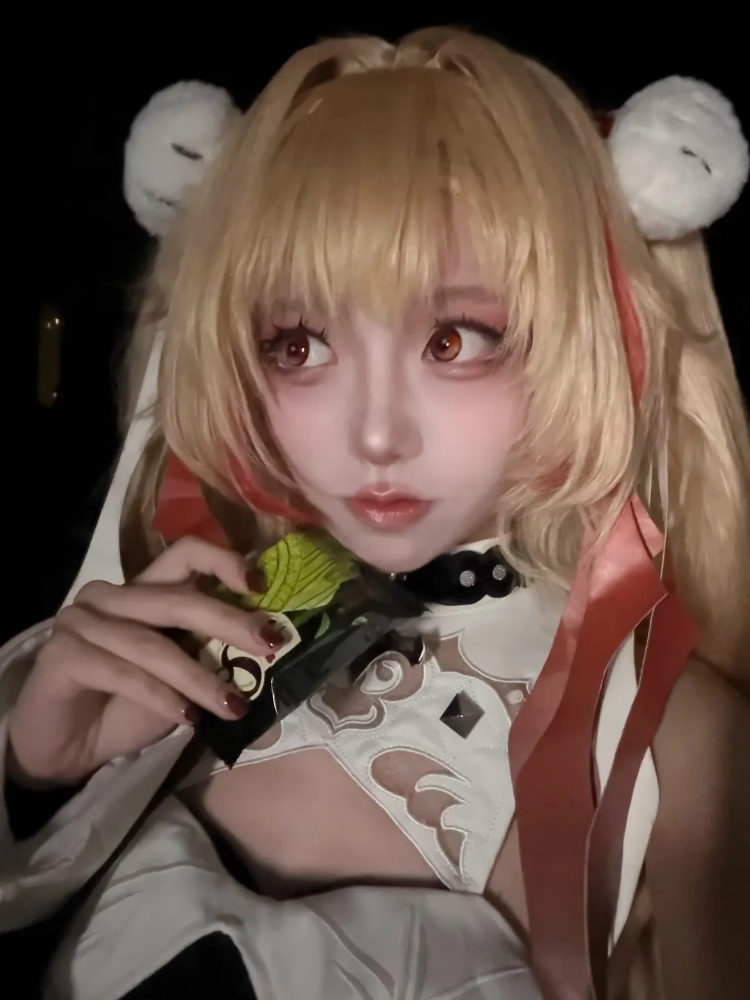 【克拉蕾cos】绝区零的抹茶小蛋糕，服装细节拉满 - 第 1 张