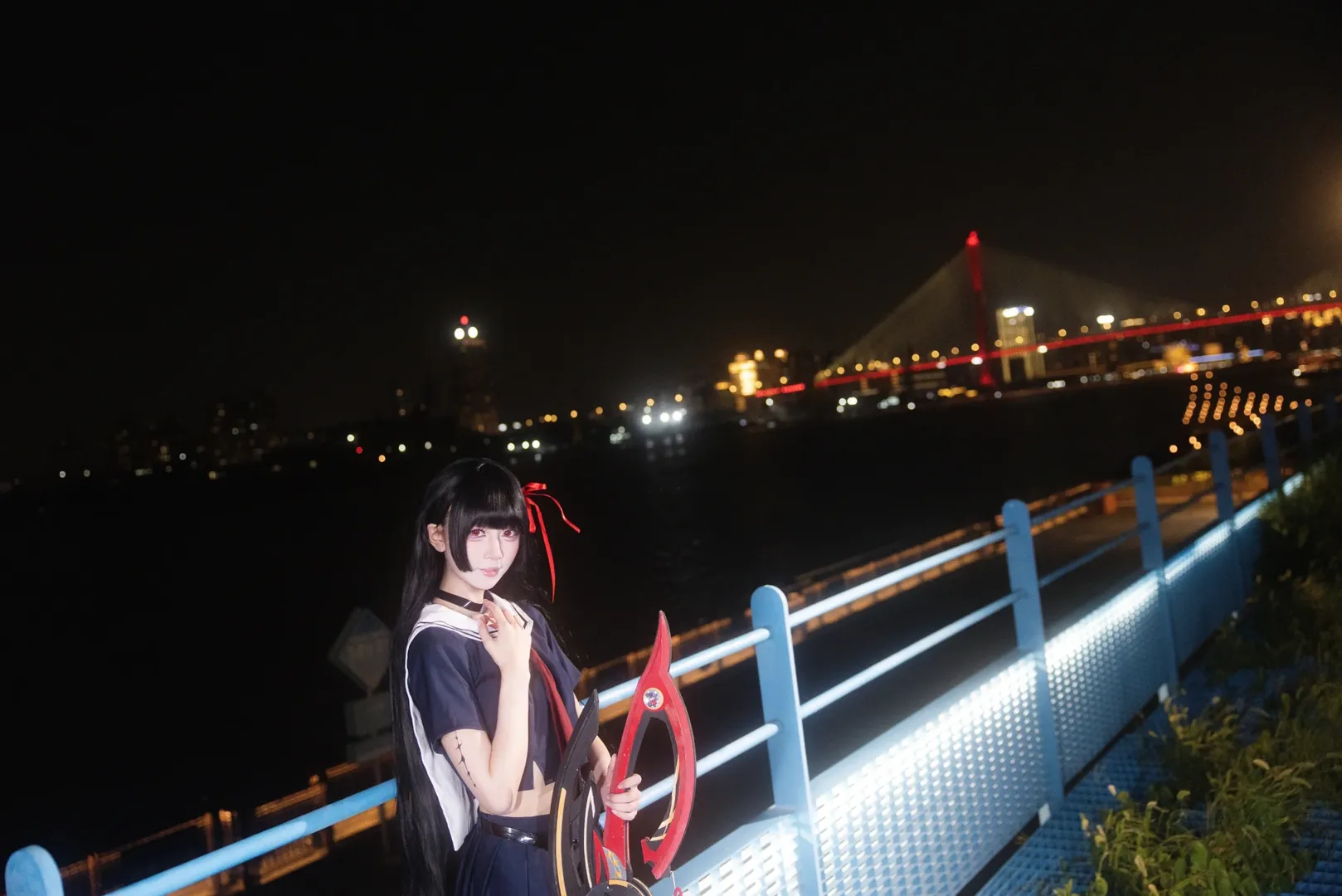 【千咲cos】鸣潮夜景氛围感正片记录 - 第 5 张