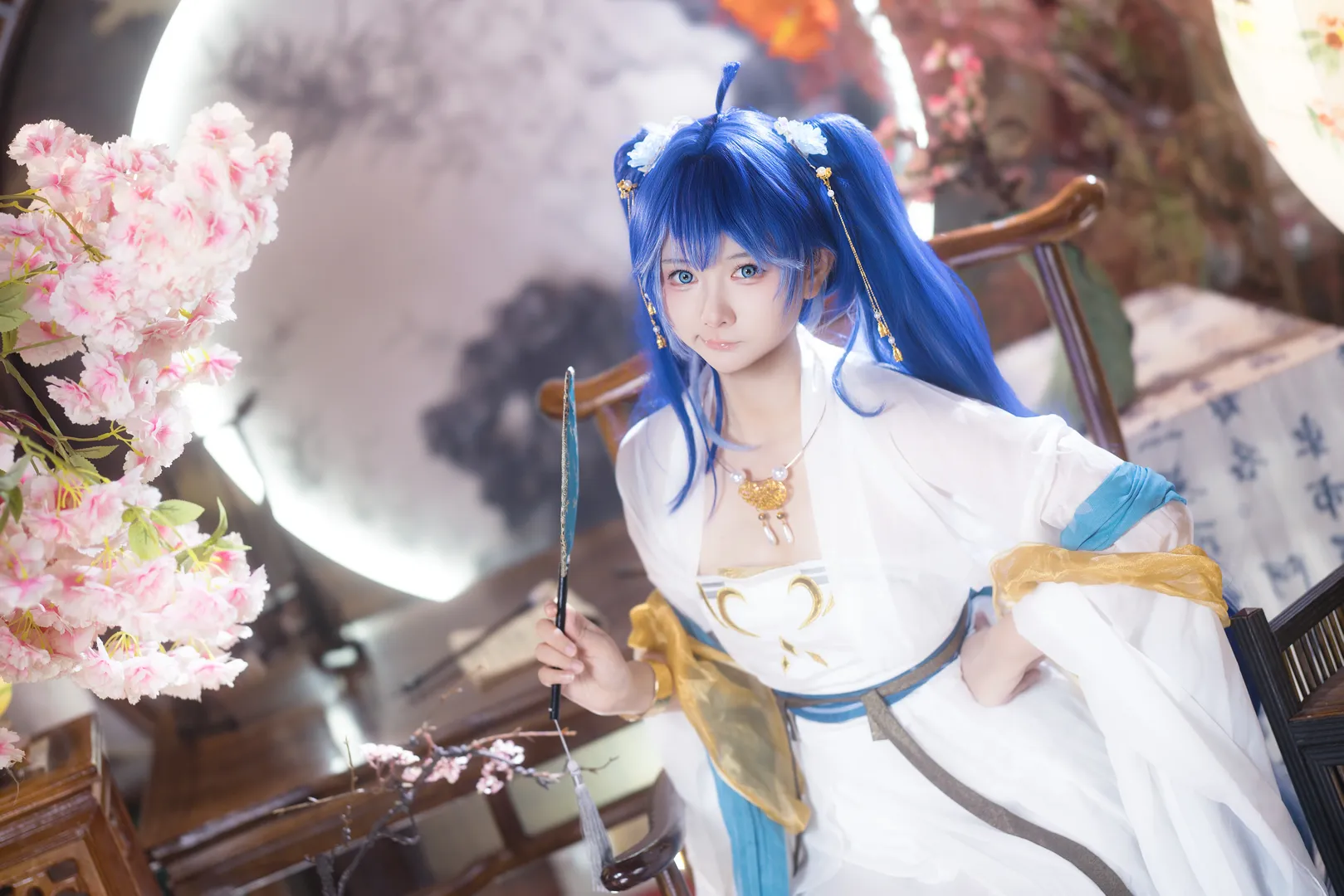 【尤诺cos】鸣潮永庆坊汉服系列正片 - 第 1 张