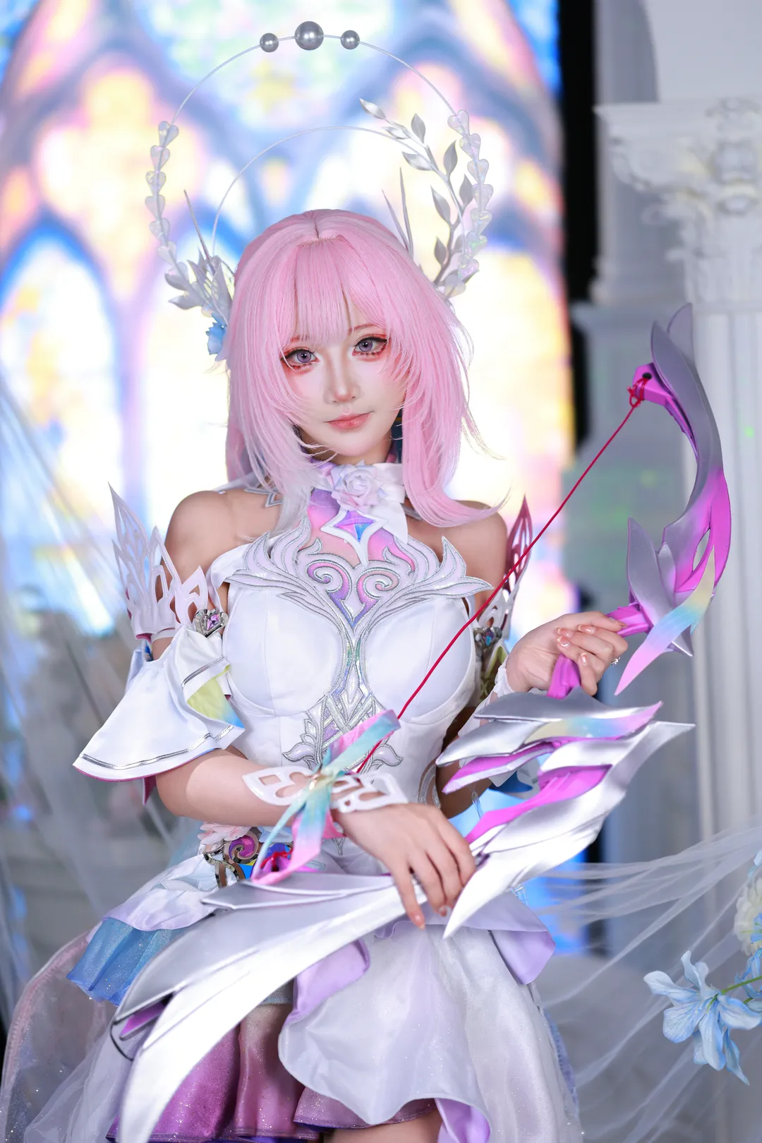 【昔涟cos】崩坏星穹铁道粉色系少女的奇幻正片 - 第 2 张
