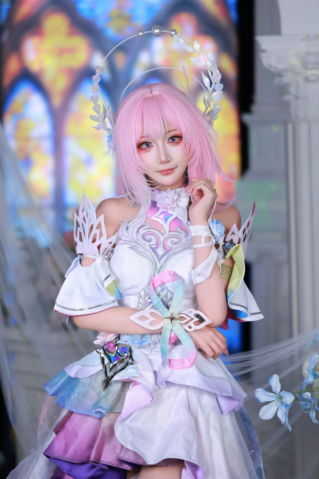 【昔涟cos】崩坏星穹铁道粉色系少女的奇幻正片 - 第 3 张