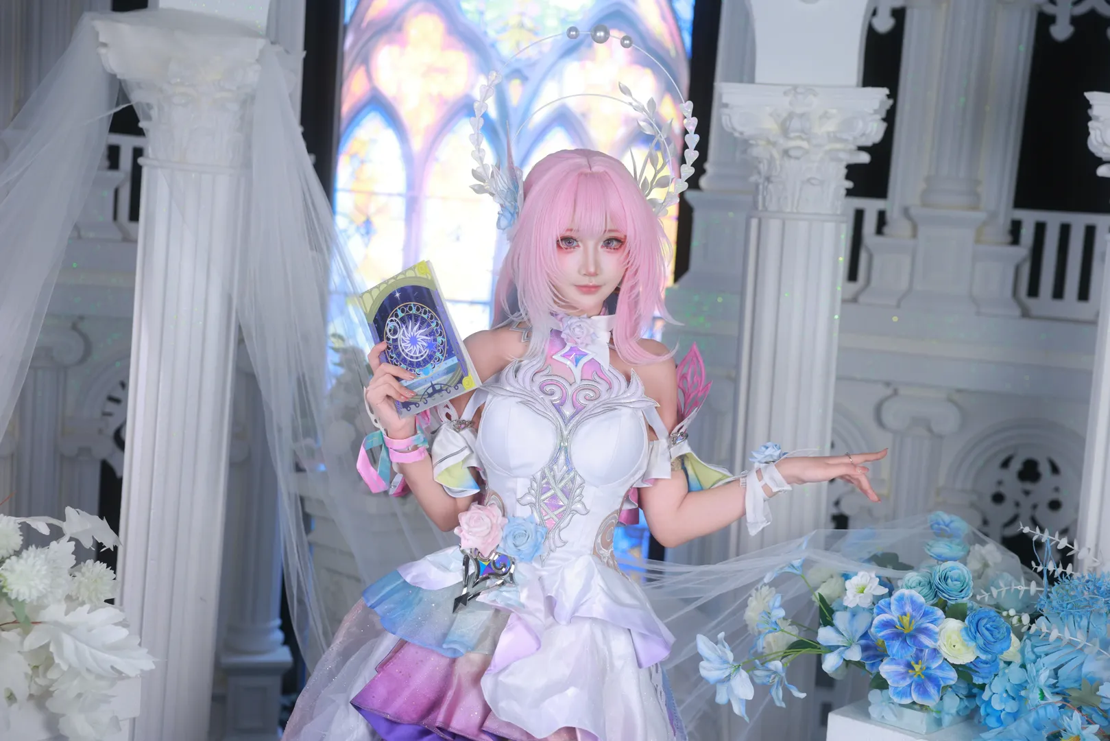 【昔漣cos】崩壞星穹鐵道翁法羅斯的粉色神明 - 第 5 張