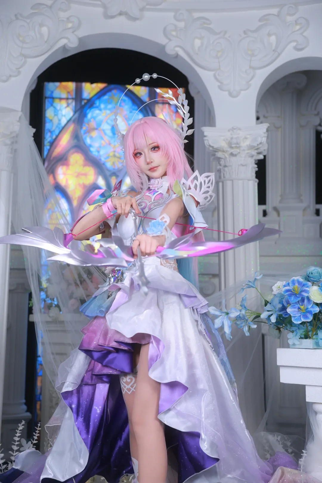 【昔漣cos】崩壞星穹鐵道翁法羅斯的粉色神明 - 第 8 張