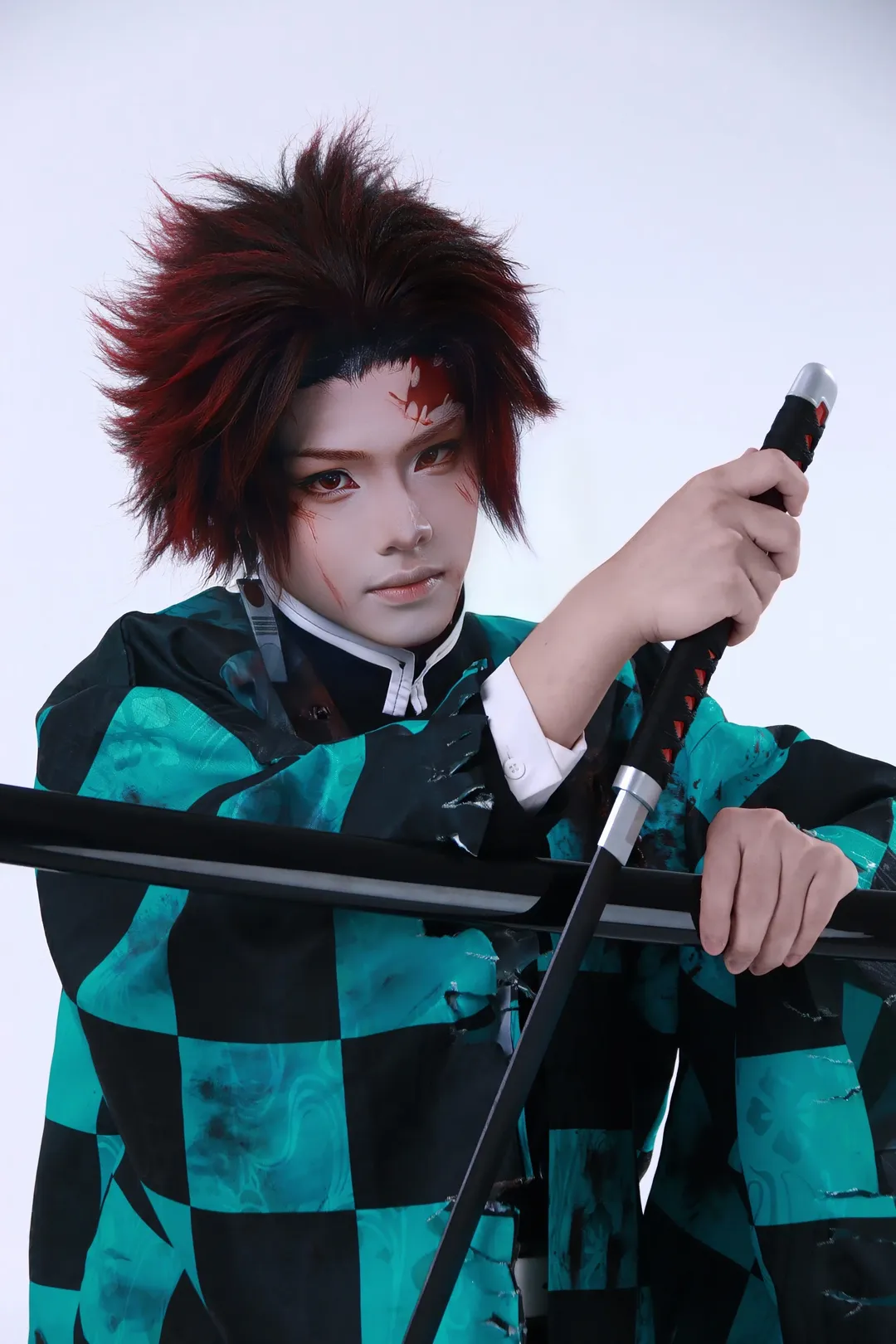 【灶门炭治郎cos】鬼灭之刃战损造型棚拍记录 - 第 3 张