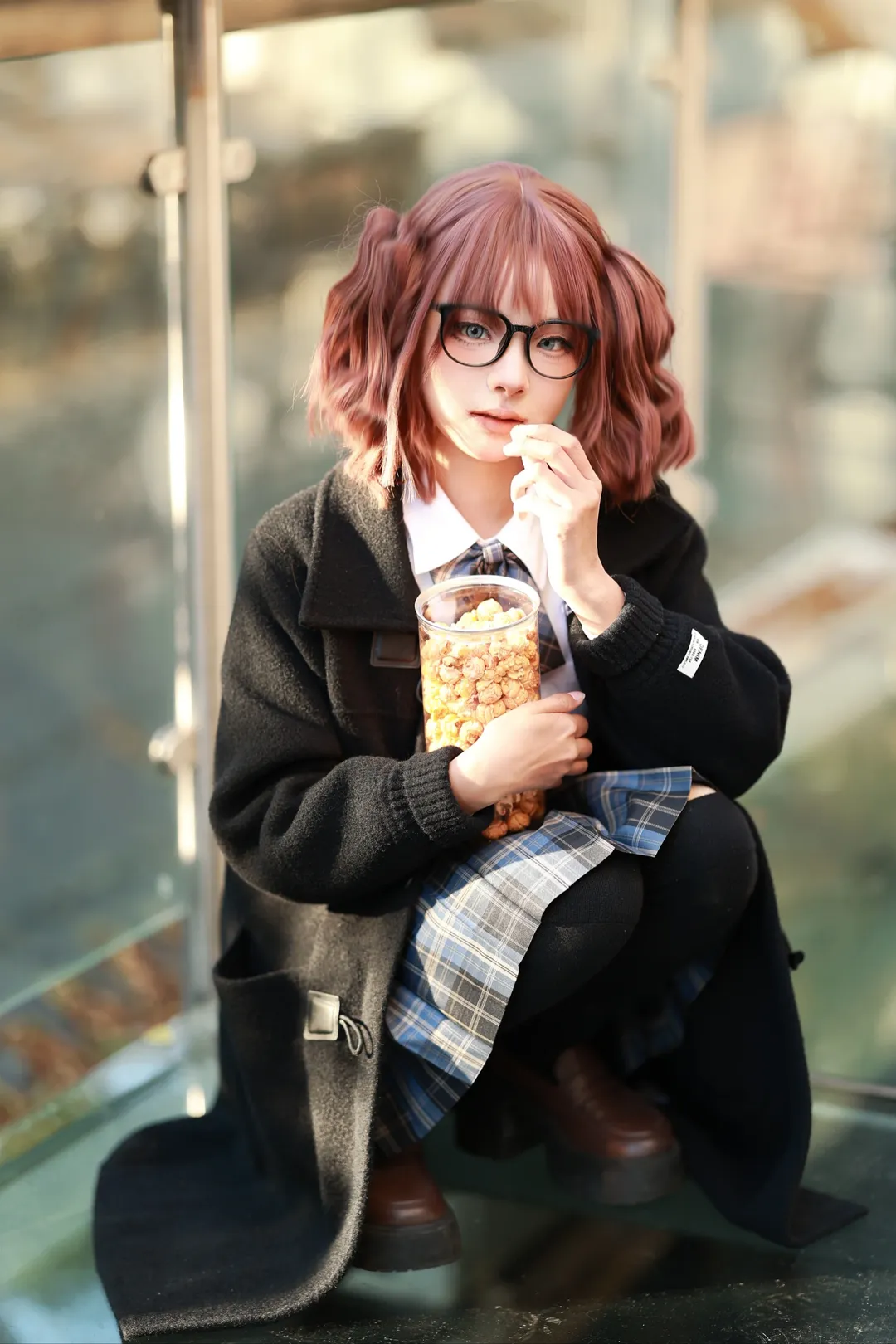【钻石星尘hina cos】哭泣少女乐队，夜场街头与校园黑丝的日常私设 - 第 8 张