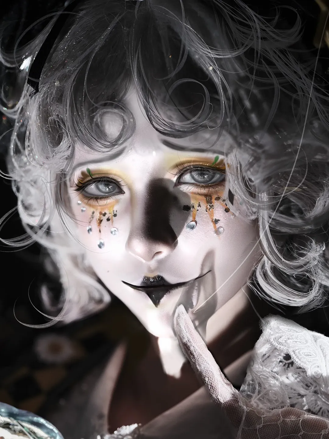 【默剧艺人cos】第五人格哥特风妆容，好戏开场 - 第 1 张