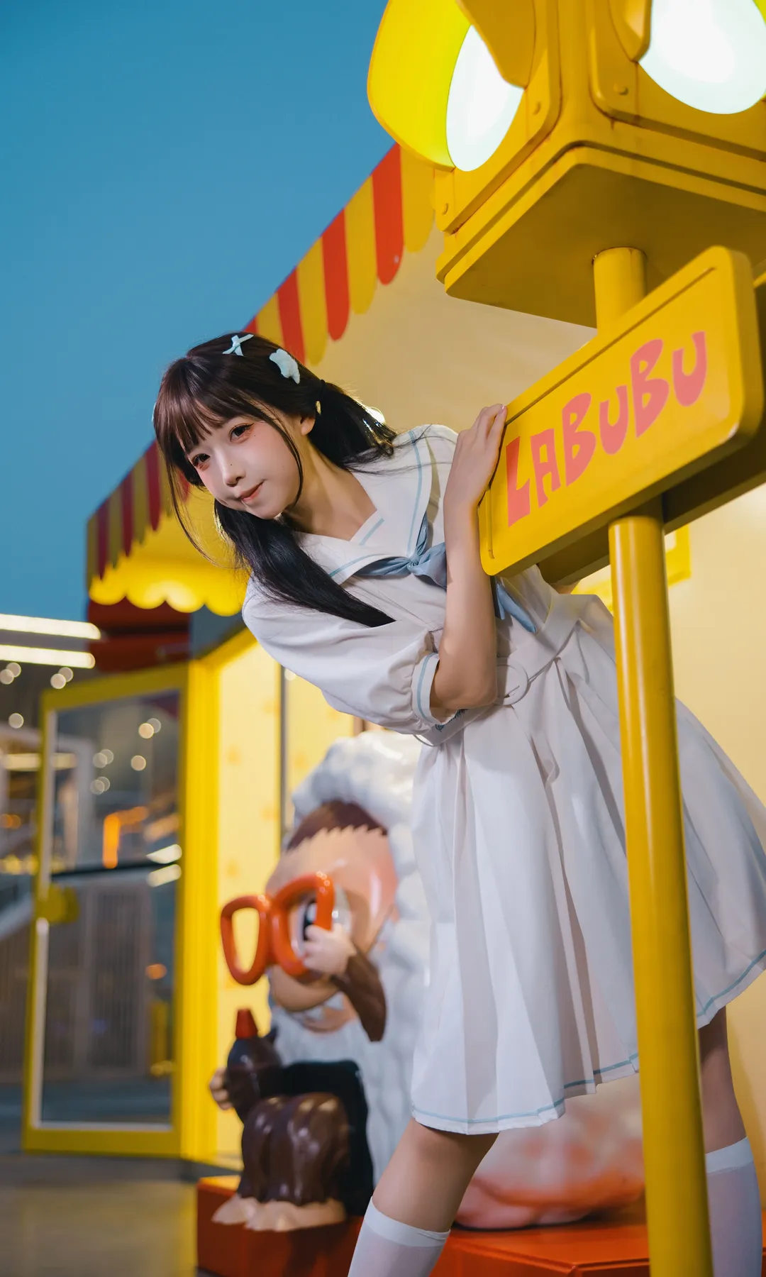 夏天的冰激凌 日系小清新元气少女二次元摄影 - 第 8 张
