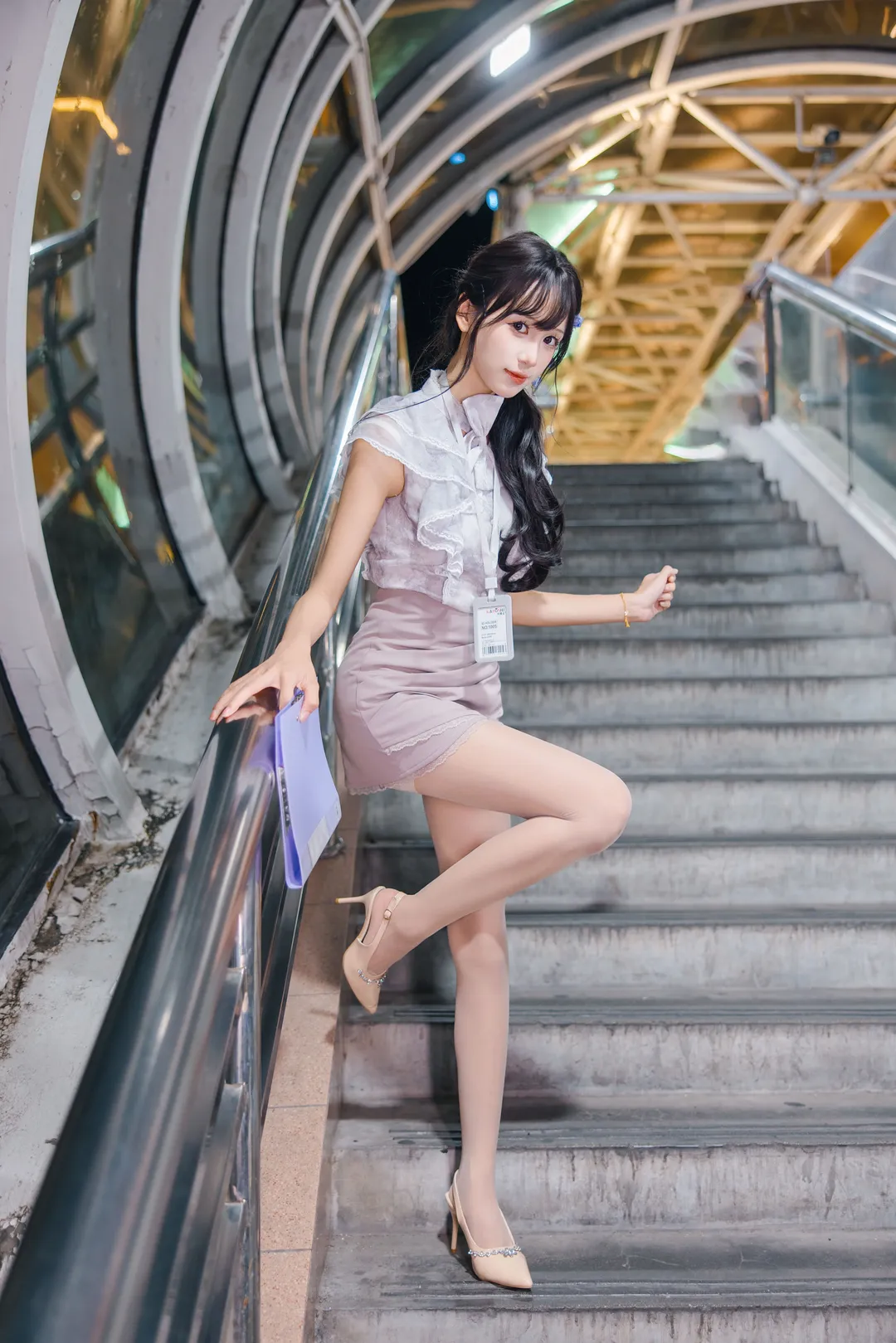加班OL制服夜景外拍 二次元走进现实的一天 - 第 13 张