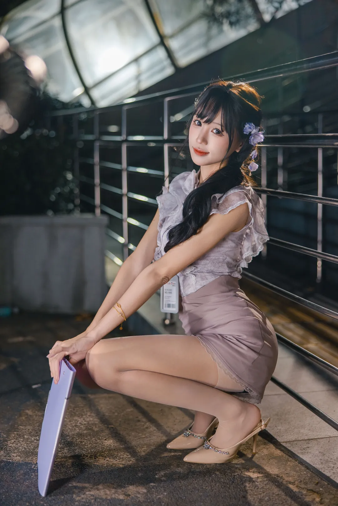 加班OL制服夜景外拍 二次元走进现实的一天 - 第 7 张