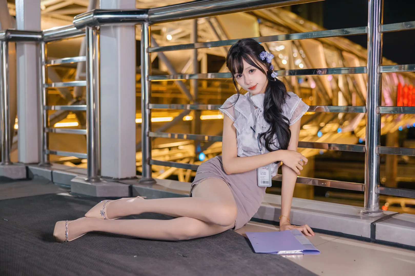 加班OL制服夜景外拍 二次元走进现实的一天 - 第 9 张