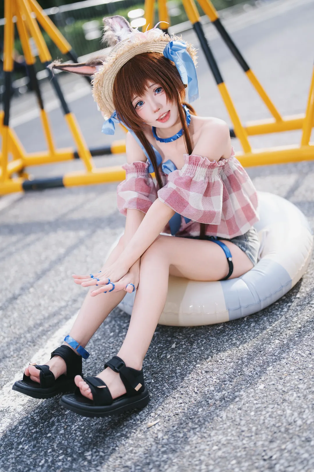 【阿米婭cos】明日方舟夏活萌兔的漫展場照 - 第 11 張