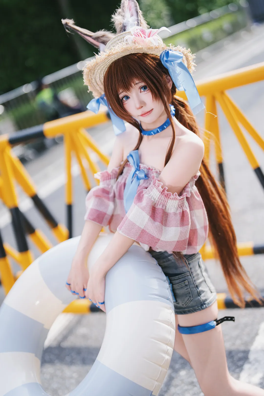【阿米婭cos】明日方舟夏活萌兔的漫展場照 - 第 7 張