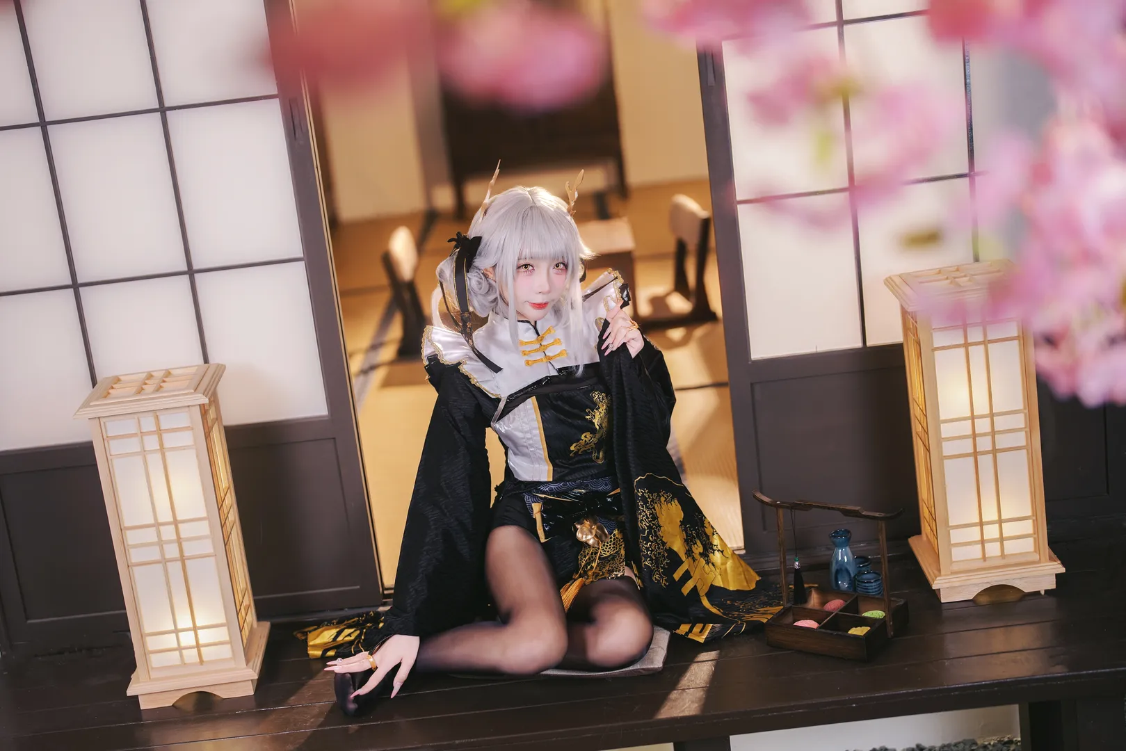 白兔布兰儿cos 胜利女神妮姬带来幸运的兔兔 - 第 3 张