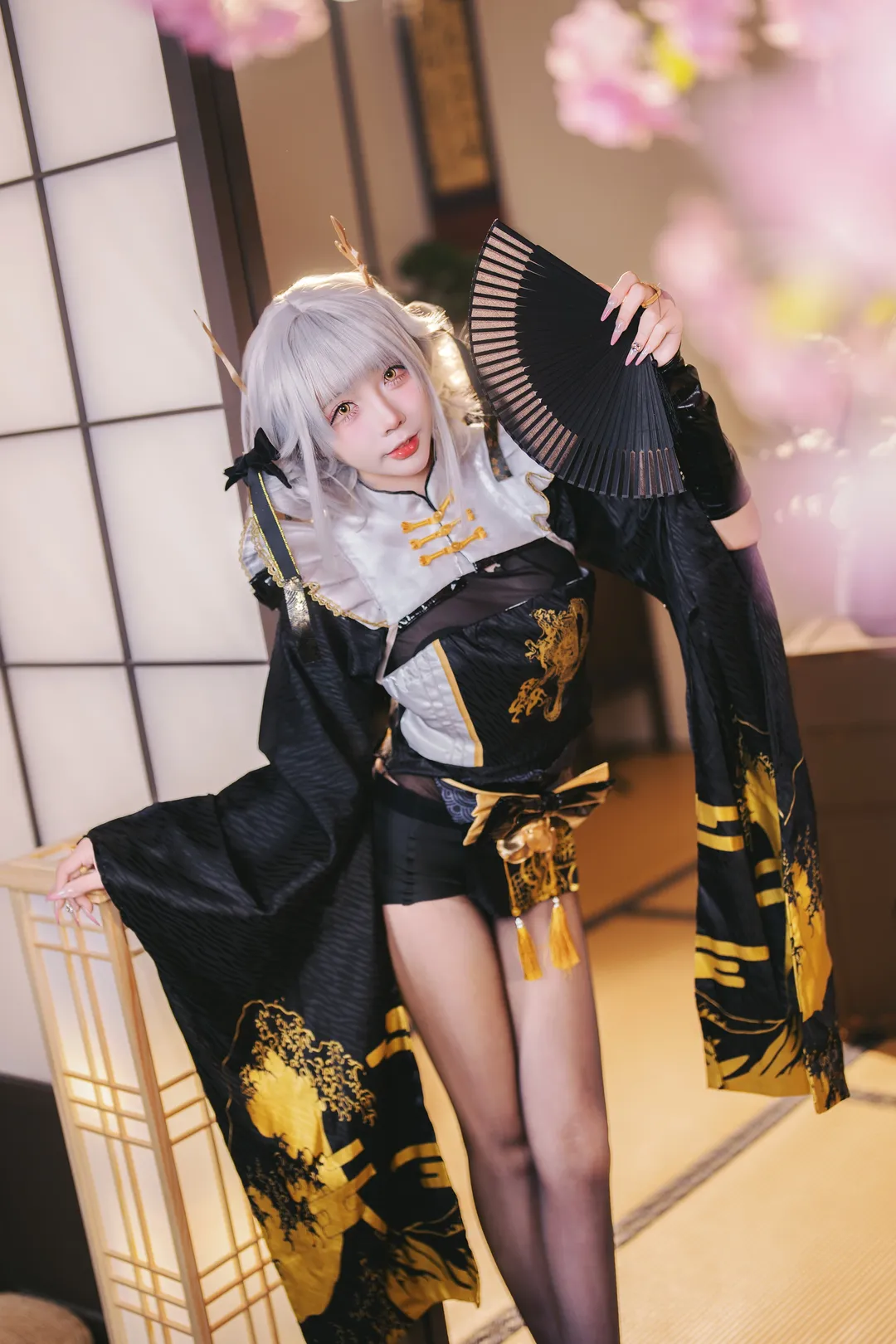 白兔布兰儿cos 胜利女神妮姬带来幸运的兔兔 - 第 4 张