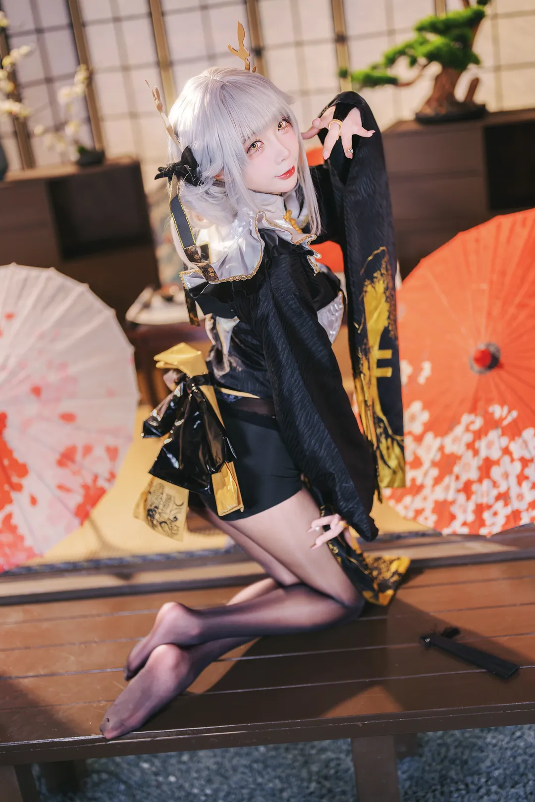 白兔布兰儿cos 胜利女神妮姬带来幸运的兔兔 - 第 6 张