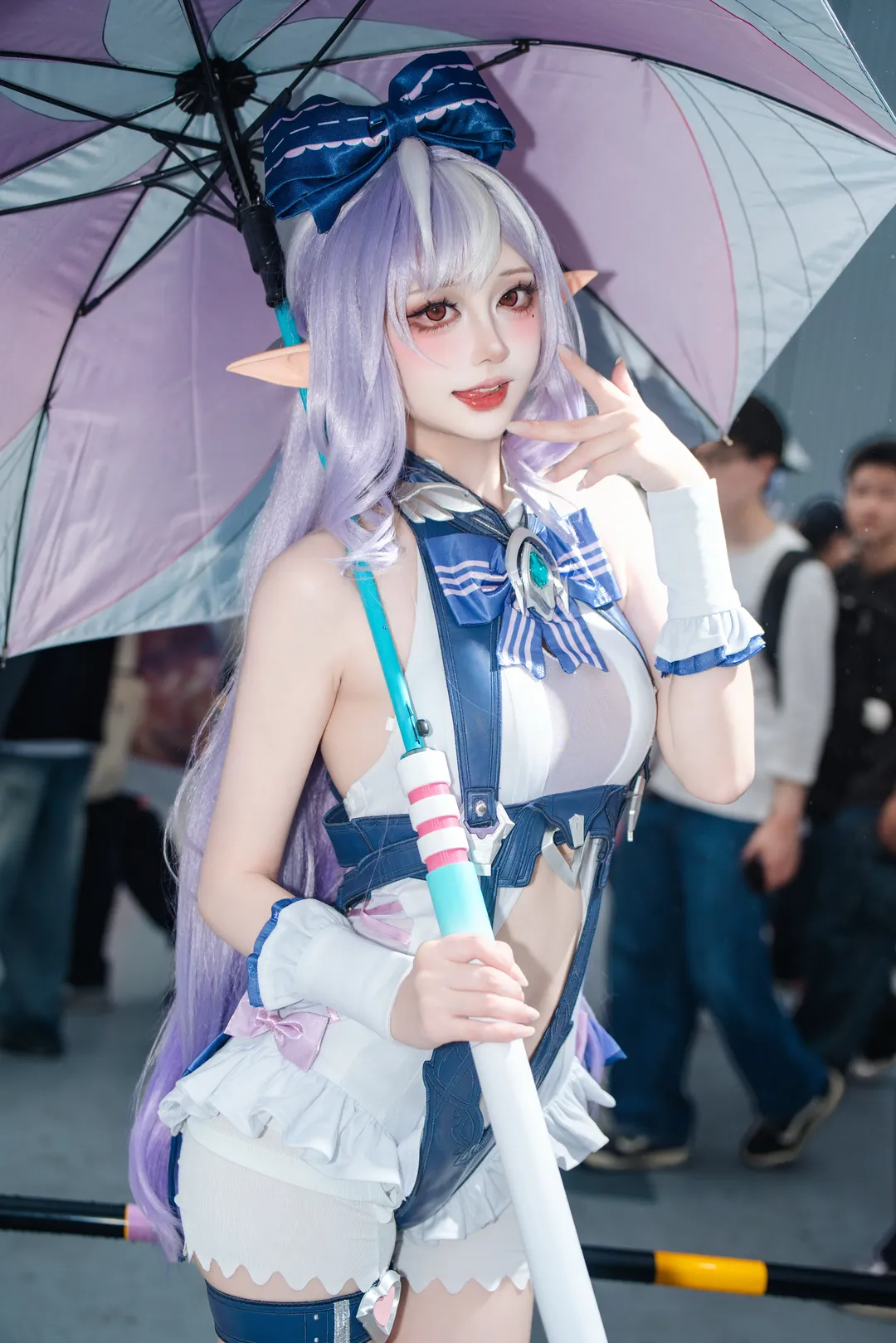 【薇薇安cos】绝区零C108漫展蓝白水手服返图 - 第 1 张